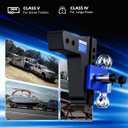 Orion Motor Tech Adjustable Trailer Hitch, Heavy Duty 2.5 inch Receiver Hitch, 6" Drop Hitch with 2" & 2-5/16" Balls, 360 Dual-Ball Mount with 18500lb Towing Capacity for Class IV & V, Blue