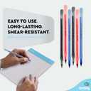 Enday Pens Ballpoint, Long Lasting Ink Pens Bulk 240 Pack (100 Black, 100 Blue & 40 Red), Smooth and Consistent Writing Pens, Medium Point (1.0mm) Flexible Round Barrel for Writing Comfort