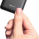 VEEKTOMX Small Portable Charger, Mini Power Bank 10000mAh, PD 22.5W Fast Charging USB-C Battery Bank, Travel Essentials Dual Voltage External Portable Powerbank for iPhone/Samsung/Google Pixel, Black