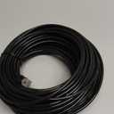 Cat 6 Outdoor Ethernet Cable 100 ft, 24AWG 10Gbps Cat6 Cable Cord Waterproof Direct Burial LLDPE UV Jacket, Internet Network Cable with 20 Ties Support POE Cat6 Cat5e Cat5, CCA, UTP for PC