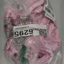 Pink Wired Satin Ribbon 2.5" X 10 Yards With Glitter Mesh for Christmas Tree Decorations, Gift Wrapping, Wreaths, Garlands, Topper Bows, Crafts, Home Decor