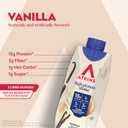 Atkins Creamy Vanilla High Protein Shake, 15g Protein, Low Glycemic, Low Carb and Low Sugar Shakes, Keto Friendly, 12 Vanilla Flavored Protein Shakes
