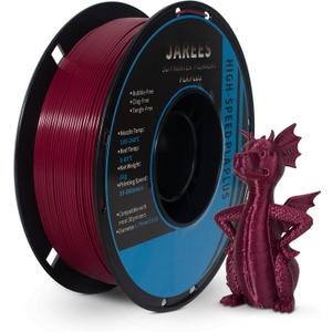 PLA Filament 1.75mm Merlot Maroon 1KG, Clog-Free 3D Printer Filament Dimensional Accuracy +/- 0.02mm,High Speed Printing 1kg Spool(2.2lbs) 3D Printing Filament Fits for Most FDM 3D Printer