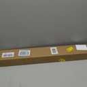 LazBlinds No Drill Zebra Blinds for Windows 30" W x 72" H, White