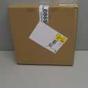 Atomic Wall Clock 12 Inch, Modern Clock Battery Operated Classic Analog Decorative for Kitchen, Living Room, Office, Bedroom, Bathroom (Silver)