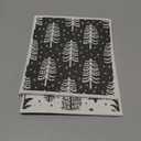 Christmas Pine Tree Swedish Dishcloths for Kitchen, Swedish Dish Cloths for Pine Tree, Black and White Christmas Towels, 4 Pack for Papaya Reusable Paper Towels Washable, Sponge Cloths