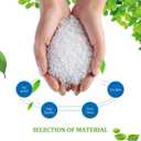 2.6 Gallon 150 Counts Small Trash Bags Garbage Bags by Teivio, Bathroom Trash Can Bin Liners, Small Plastic Bags for home office kitchen, Clear