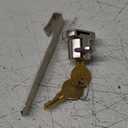 C.R. LAURENCE 963L CRL Chrome Tamper Proof Sliding Glass Door Lock with Standard Ratchet Bar