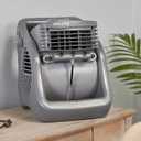 Lasko Misto Outdoor Misting Blower Fan, Ideal for Sports, Camping, Decks & Patios, 3 Speeds, 15", Gray, 7050, Medium
