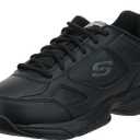 Skechers for Work Women's Dighton Bricelyn Work Shoe (7 Wide, Black)