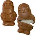 Fruidles Christmas Santa Holiday Treats, Marshmallow Filled Santa, Party Bag Fillers, individually Boxed, Kosher Certified Dairy, 3.5 Oz Chocolate Bar (2-Pack) (EXP 06/08/27)