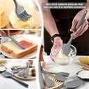 6 Pieces Silicone Spatula Set, Food Grade Rubber Spatula with Ergonomic Grip, Rubber Spatulas Silicone Heat Resistant Spatula Set for Kitchen Use, BPA Free Dishwasher Safe