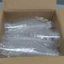 Zezzxu 40 Pack Plastic Martini Glasses 6 Oz Disposable Cocktail Glasses, Tall Mini Dessert Cups with Spoons Perfect for Fall Halloween Party Birthday Wedding and All Events