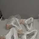 MIZGI Baby Velvet Hangers,Non-Slip Kids & Toddler Hangers,11.8 Inch Hangers for Baby Clothes,Pack of 50(White)