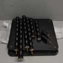 Fultyle Side Table, Small End Table with Storage Shelf, Vintage Nightstand Bedside Table for Living Room, Bedroom, Office and Small Spaces (Black)