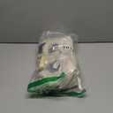 drizzle Travel Mini American Mahjong Set - 166 White Tiles Includes Jokers 0.8" White Melamine Material - with Racks Instructions and Panda Bag 2.20 Pounds