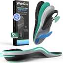 Basketball Insoles for Sports Performance - Featuring Forefoot Spring Technology to Boost Energy Return & Jump Height in Basketball, Pickleball, Running & Training, XL, 9-10 M