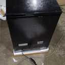 EUHOMY 3.5 Cu.Ft Chest Freezer with Removable Basket, Small Deep Freezer Adjustable 7 Thermostat, Quiet Mini Freezer Free-Standing Top Door, Energy Saving for Apartment/Garage/Basement/Dorm/Home,Black