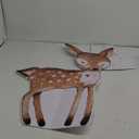 Woodland Animals Cutouts, 40inch Bear Deer Fox Shape, Stand Up Foam Board for Woodland Party Backdrop or Baby Shower Birthday Decorations (Deer)