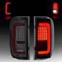 Full LED Tail Light for 2007-2013 Chevy Silverado 1500 2500HD 3500HD,Unique C Shaped Design Rear Light,Turn Signal,Smoked Lens Tail Lights,Brake,Reverse Light