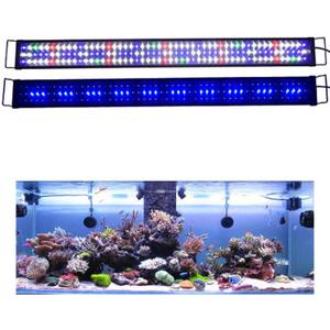 KZKR Upgraded Aquarium Light LED Full Spectrum 60-72 inch Hood Lamp for Freshwater Marine Plant 150-180 cm Multi-Color Decorations Light