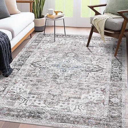 AREA RUG 8'X10' Light Brown