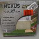 Nexus Self Adhesive 12-Inch Vinyl Floor Tiles, 20 Tiles - 12" x 12", Bianco Marble Pattern - Peel & Stick, DIY Flooring for Kitchen, Dining Room, Bedrooms & Bathrooms by Achim Home Decor