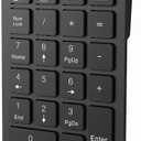 cimetech BT Number Pad, Wireless Numeric Keypad Numpad, 22 Keys Portable Mini Financial Accounting Keyboard for Laptop Notebook, Desktop, Surface Pro, PC