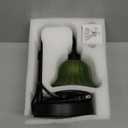 DomeStar Flower Candle Warmer Lamp, Adjustable Height Wax Melting Unique Lamp with Timer & Dimmer, Vintage Bedroom Decor for Scented Jar Candles - Ideal for Housewarming Birthday Valentine's Day Gifts (Green-Black)