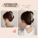 Hair Claw Clips for Thick Hair and Thin Hair (Pack of 4), Claw Clip for Women, Multicolor Large Hair Clow Clips for Long Hair, Fashion Hair Styling Accessories for Women