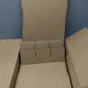 4 Sets Moving Boxes with Divider Kits, 12.5" x 12.5" x 4.5" Glassware Dish Packing Boxes, Shipping Boxes with Foam Pouches Ideal for Home Moving, RV Travel, and E-Commerce Shipping