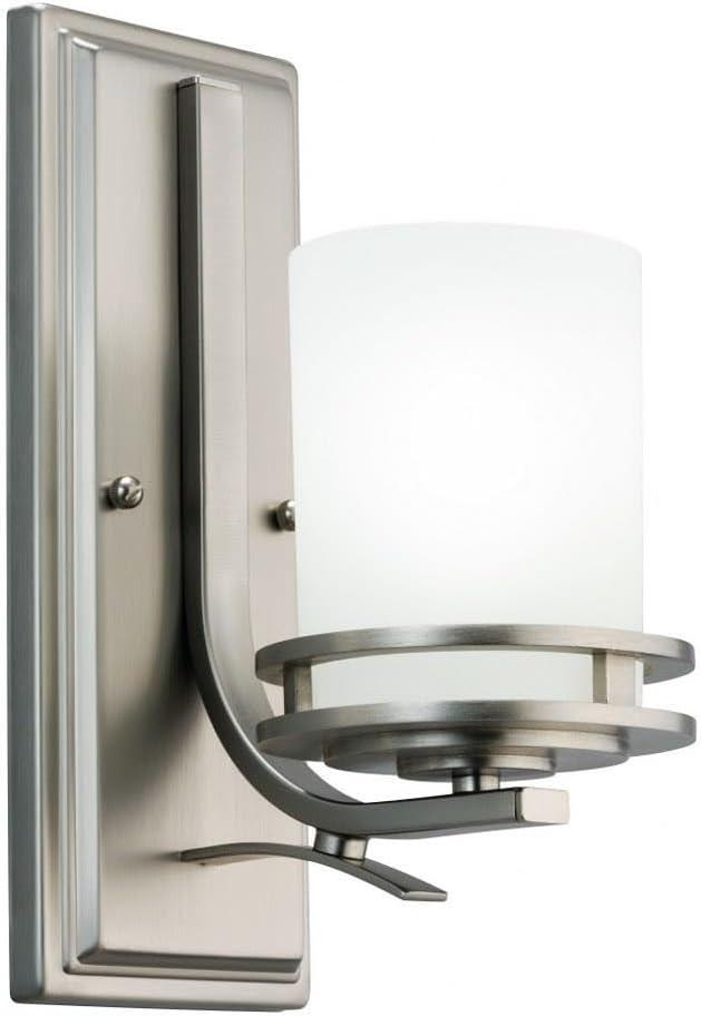 Kichler Hendrik 5.25" 1-Light Bathroom Vanity Light, Brushed Nickel, 5076NI