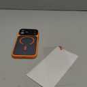 Magnetic for iPhone 17 Pro Max Case with Integrated Camera Protection, [Seamless Work with Magsafe] [Military Grade Shockproof] [Covered Camera Control Button] Case for iPhone 17 Pro Max 6.9'', Orange