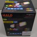 HALO ESF Smart Non-Motion Security Flood Light, Connected by WiZ Pro, 180-Watt Equivalent 2400 Lumens Black - ESF2ARGBWFB-WIZ