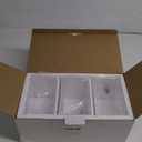 KYODOLED Clear Donation Box for Fundraising, Suggestion Box with Lock and Key, Raffle Box for Tickets with Sign Holder, Tip Jar for Event and Organization, 6.1"x4.3"x3.8", 3PACK(Sign Card Not Contain)