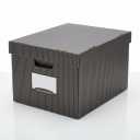 Bankers Box Foldable Cardboard Storage Boxes with Covers – Heavy Duty Storage, 6pk