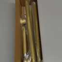 Shower Curtain Rod, 1" Diameter Heavy Duty Tension Shower Rod, Non Slip Adjustable 28-74 inch No Drilling Shower Curtain Rods Spring Tension For Bathroom, Shower Stall, No Rust, Chrome Gold