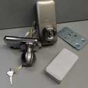 TEEHO TE003 Keyless Entry Keypad Door Lock with Handle, Electronic Digital Smart Deadbolt Locks with 2 Backup Keys, Door Knob with Code for Front Door Bedroom, Auto Lock, Easy to Install, Satin Nickel