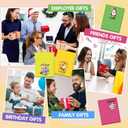 Eersida 48 Pcs Staff Employee Appreciation Gifts Bulk Christmas Animals Sticky Notes 30 Sheets of Each and 24 Pens with Organza Bags Christmas Appreciation Gifts Supplies for Office Coworker Employee