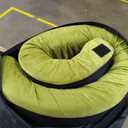 3 Inch Memory Foam Camping Mattress, Dual Layer Thick Sleeping Camp Pad for Car Tent Cot, Roll-Up Portable Glamping Floor Bed for Guests Sleepover (2PCS TWIN:75*38*3", Avocado Green)