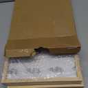 Egofine 8.5x11 Floating Frames Set of 2, Double Plexiglass Picture Frame, Made of Solid Wood Display Any Size Photo up to 8.5x11, Wall Mount or Tabletop Standing, Natural Wood