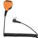 2 Pin Shoulder Speaker Mic for Motorola CP200D CP100D CP200 CP185 R2 CLS1410 CLS1110 BPR40D BPR40 RDU4100 RDU4160D RMU2040 RMU2080D CLS RDU RMU, PMMN4013 PMMN4013A Radios Microphone (Orange)
