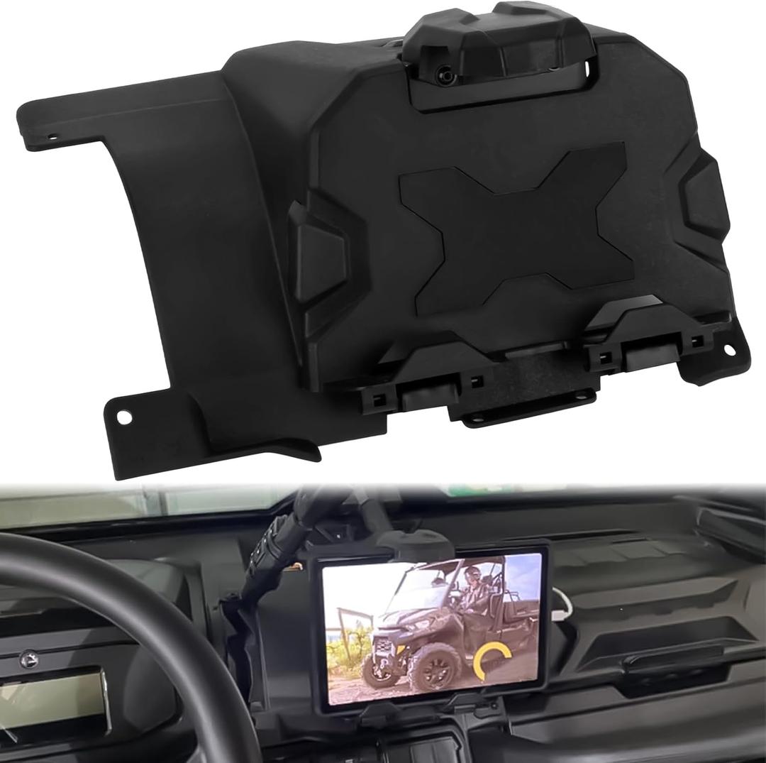 PSLER Defender Electric Device Tablet Cell Phone Holder GPS Holder Mounts with Storage Box Organizer Tray for 2016-2025 Defender HD5 HD8 HD10 Max HD8 Max HD10 Accessories