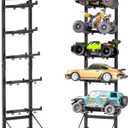 RC Car Stand, Metal RC Storage Rack, 5 Tier Model Car Display Stand for RC Car Crawler Trucks, Adjust Shelf for 1/6 1/10 1/12 1/24 1/18 FCX10 FCX24 FCX18 SCX24 SCX18 SCX10 Scale Cars Trucks