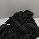 Argstar Hooded Cardigan for Women and Men, Oversized Sweatshirt Fuzzy Fleece Blanket Hoodie Jacket - One Size Fits All (Black)