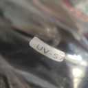 Flexible Bumper Lip Spoiler, Black, UV-S7