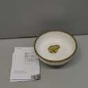 Pampa Bay Small Footed Bowl, Golden Salerno, Kitchen, Gift, 6 x 3.25 Inch, CER2848WG