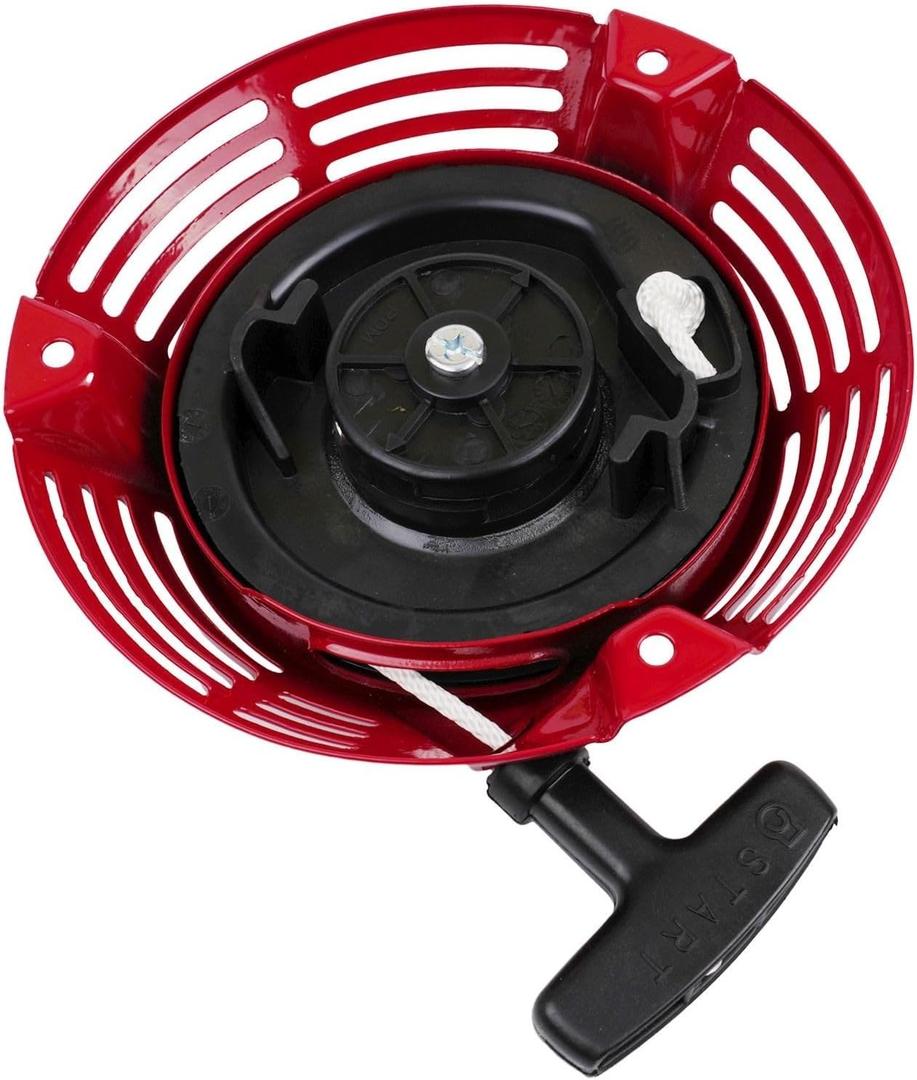 Recoil Starter, GX240 Pull Starter With Pull Cord For 28400-ZE6-T02 HR 214 HR214 215 HR215 Recoil Lawn Mower Replacement Part