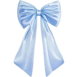 Large Bow Decor for Room, Large Blue Bow Birthday Party Backdrop, Wall and Door Decorations for Birthday, Wedding, Bridal Shower, Coquette Theme (Blue)
