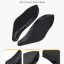 Fairing Air Deflectors Side Wings Windshield Side Cover Shield Compatible for Harley Davidson Street Glide Electra Glide Tri Glide 1996-2013, Black